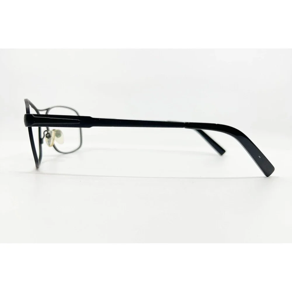 Kirkland Signature Eyeglasses Mens Black Shiraz 596187 Metal Aviator 58-16-140